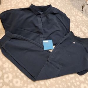 Figs Dark Harbor Scrubs Set